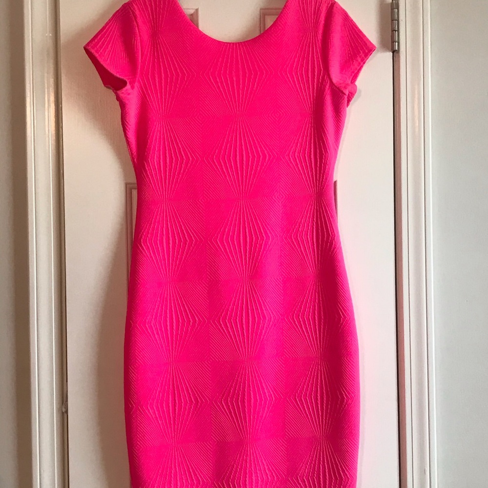 Gianni Bini hot pink dress
